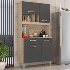 Kit Cozinha Compacta 4 Portas 1 Gaveta Malta - Ssx Multicoisa