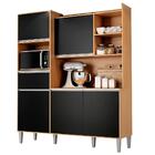 Kit Cozinha Compacta 5 Portas 160 Cm Isabel Reajl Moveis