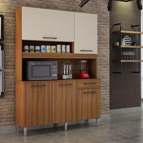 Kit Cozinha Compacta 5 Portas Esmeralda Chf