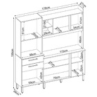 Kit Cozinha Compacta 6 Portas 2 Gavetas Select - Ssx Multicoi