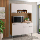 Kit Cozinha Compacta 8 Portas 1 Gateva Nice Poliman Móveis