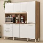 Kit Cozinha Compacta 8 Portas 2 Gavetas Fascino D02 Amendola/