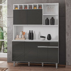 Kit Cozinha Compacta Alice 130cm Com 6 Portas E 1 Gaveta Bran