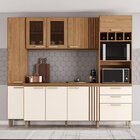 Kit Cozinha Compacta Com Tampo 120 Cm Nature/off White