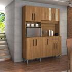 Kit Cozinha Compacta Lilian 10 Portas Freijó