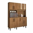 Kit Cozinha Compacta Lilian 10 Portas Freijó