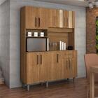 Kit Cozinha Compacta Lilian 10 Portas Freijó