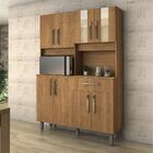 Kit Cozinha Compacta Lilian 8 Portas Freijó