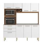 Kit Cozinha Compacta Para Pia Com 8 Portas 2 Gavetas Hera D02