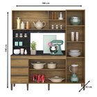 Kit Cozinha Compacta Peternella Atenas 180 Cm 6 Portas