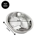 Kit Cozinha Escorredor De Arroz E Macarrão Inox Premium 2 Peç