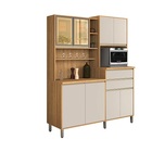 Kit Cozinha Gabi 08 Portas Freijó/off White – Vitamov