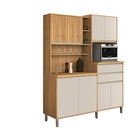 Kit Cozinha Gabi 08 Portas Ripado Freijó/off White – Vitamov