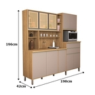 Kit Cozinha Gabi 10 Portas Freijó/connect – Vitamov