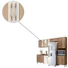 Kit Cozinha Harley Com Tampo 11 Portas 1 Gaveta Carvalho Off