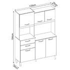 Kit Cozinha Harmonia 6 Portas 2 Gavetas Demobile