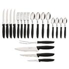 Kit Cozinha Inox Tramontina Plenus Preto 20 Peças