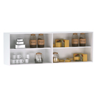 Kit Cozinha Isabel 160cm Branco Preto-anjo De Casa