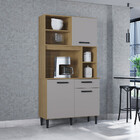 Kit Cozinha Isabel 3 Portas 1 Gaveta 90 Cm Poquema