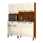 Kit Cozinha Jade 10 Portas Cinamomo/off White - Vitamov