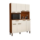 Kit Cozinha Jade 8 Portas Cinamomo/off White - Vitamov