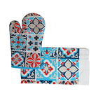 Kit Cozinha Le Chef Pano/luva Azulejo Uzoo 0300722403