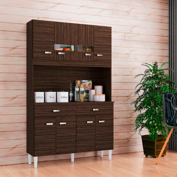 Kit Cozinha Manu 8 Portas 2 Gavetas Speciale Home