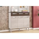 Kit Cozinha Melissa Compacta 05 Portas Amêndoa/capuccino - Po