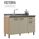 Kit Cozinha Modulada 2 Peças Victoria Oak Dunas