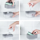 Kit Cozinha Pia Lixeira Bancada 4,7 Litros E Dispenser Para D