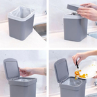 Kit Cozinha Pia Lixeira Bancada 4,7 Litros E Dispenser Para D