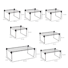 Kit Cozinha Prateleiras Aramadas Para Organizar - 7 Un