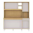 Kit Cozinha Roma 6 Portas 160cm Damasco Off White Bnn Decor