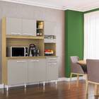 Kit Cozinha Roma 6 Portas 160cm Damasco Off White Bnn Decor