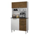 Kit Cozinha Roma – Branco/ipe – Salleto