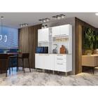 Kit Cozinha Rubi Sallêto Móveis - Branco - Bymobille