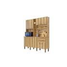 Kit Cozinha Rubi Sallêto Móveis - Carvalho - Bymobille