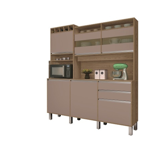 Kit Cozinha Smart 6 Portas Freijó/connect – Vitamov