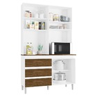 Kit Cozinha Smart Branco Malbec - Incorplac