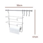 Kit Cozinha Suspensa Com Porta Papel Triplo Para Rolos - Stolf