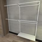 Kit Cremalheiras E Araras Para Loja Com 10 Peças Regulável 20