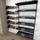 Kit Cremalheiras E Araras Para Loja Com 26 Peças Regulável 20