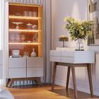 Kit Cristaleira E Aparador Para Sala Noronha Clb