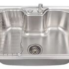 Kit Cuba 50x40 Com Torneira Gourmet Inox Misturador Grafit