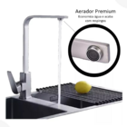 Kit Cuba 50x40cm + Torneira Gourmet Monocomando Cozinha