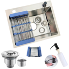 Kit Cuba 50x40cm + Torneira Gourmet Monocomando Cozinha Pai