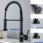 Kit Cuba 60x42cm + Torneira Gourmet Monocomando Aço Inox 304