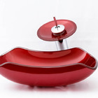 Kit Cuba Abaulada 45cm + Válvula Click Banheiro + Torneira Ca