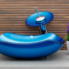 Kit Cuba Abaulada 45cm + Válvula Click Banheiro + Torneira Ca