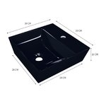 Kit Cuba Aq33 Volcano Com Torneira 1198 E Válvula Botão Preto